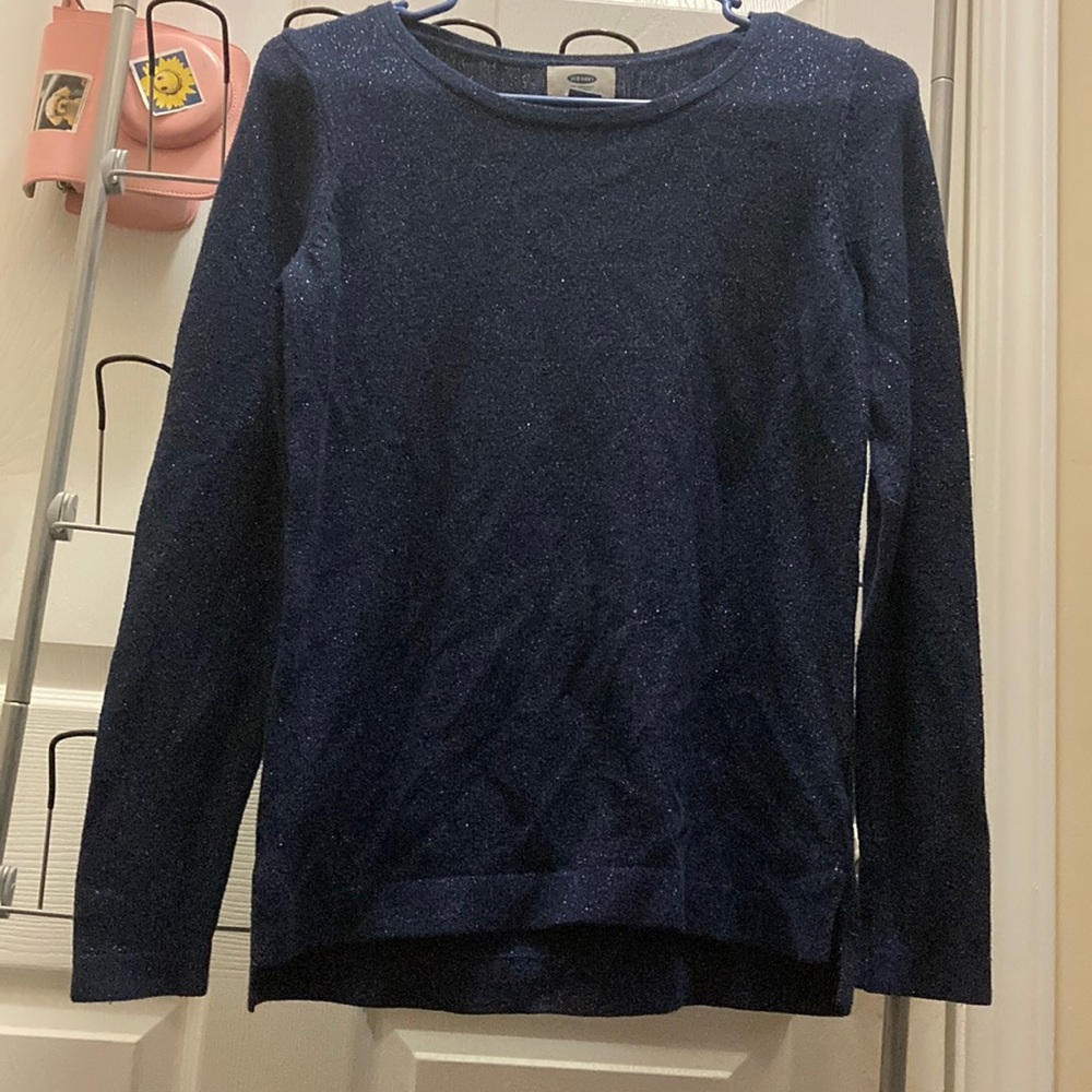 Old Navy Dark Blue Sweater with glitter.